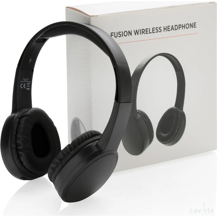 Fusion draadloze hoofdtelefoon zwart