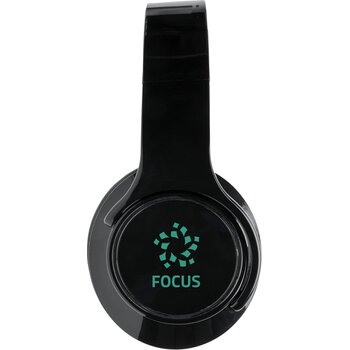 Hoofdtelefoon en speaker zwart