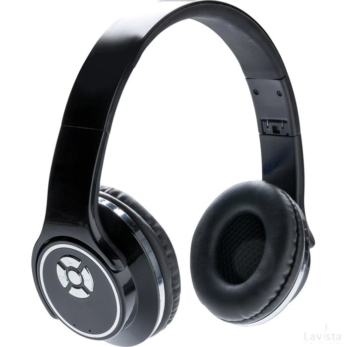 Hoofdtelefoon en speaker zwart