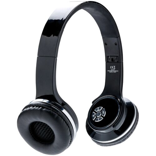 Hoofdtelefoon en speaker zwart