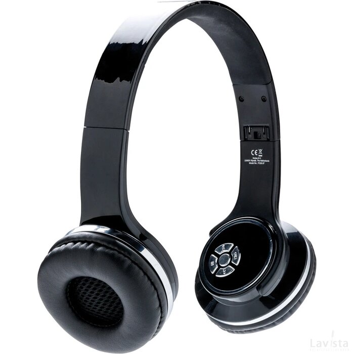 Hoofdtelefoon en speaker zwart