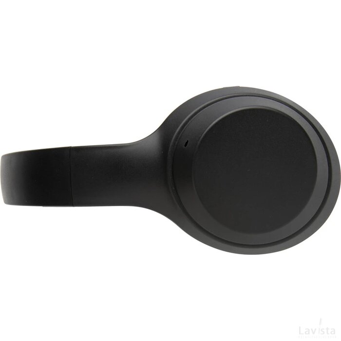 RCS standaard recycled plastic hoofdtelefoon zwart