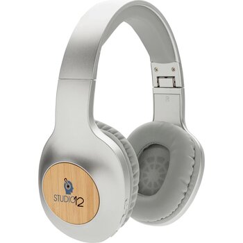 Dakota bamboe draadloze hoofdtelefoon grijs, grijs