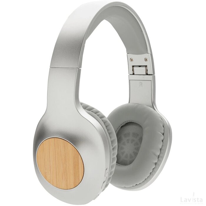 Dakota bamboe draadloze hoofdtelefoon grijs, grijs