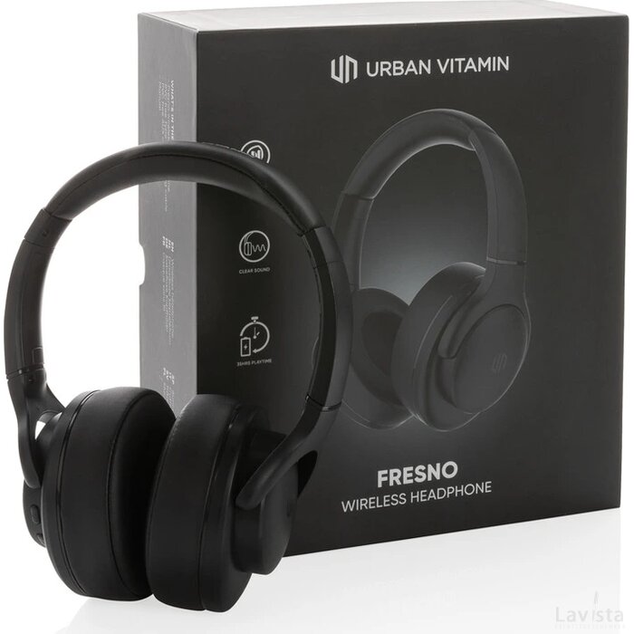 Urban Vitamin Fresno draadloze hoofdtelefoon zwart