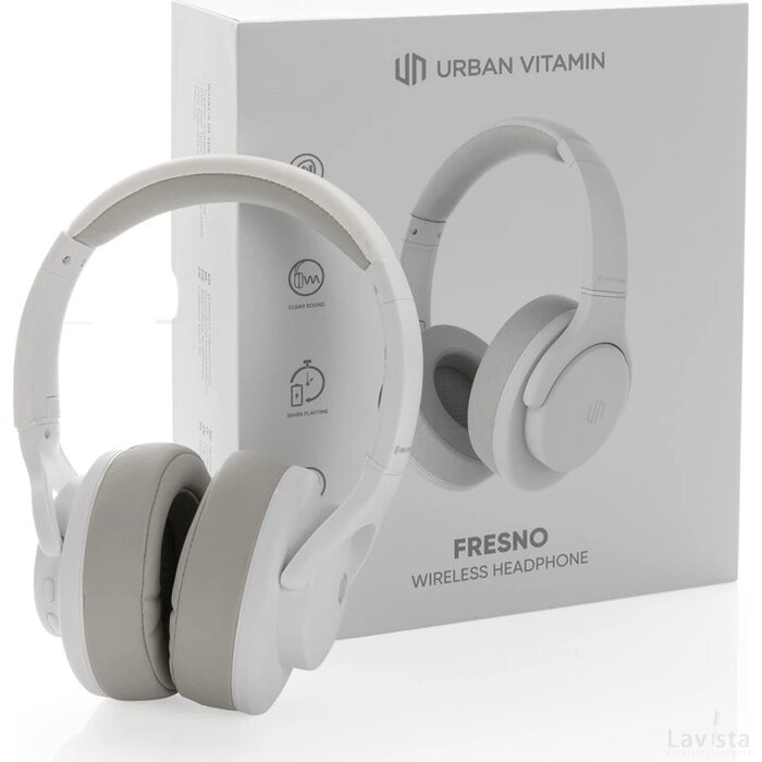 Urban Vitamin Fresno draadloze hoofdtelefoon wit