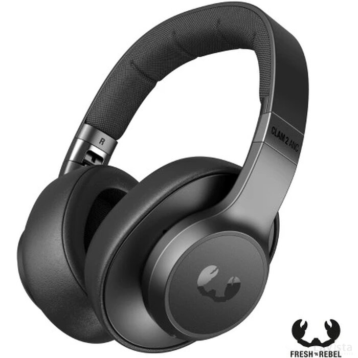3HP4102 | Fresh 'n Rebel Clam 2 ANC Bluetooth Over-ear Headphones donker grijs