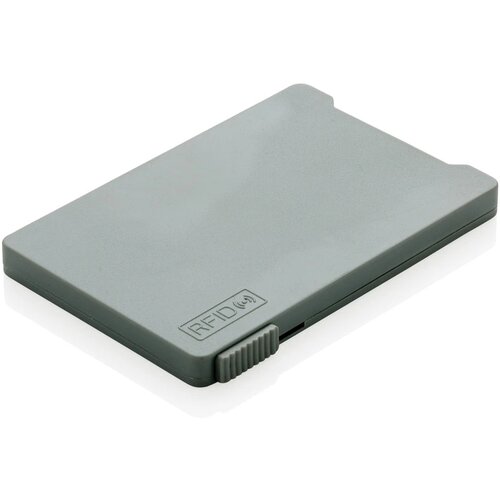 Kaarthouder met RFID anti-skimming grijs