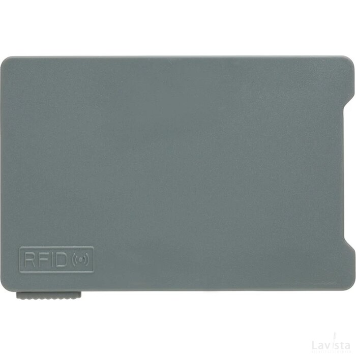 Kaarthouder met RFID anti-skimming grijs