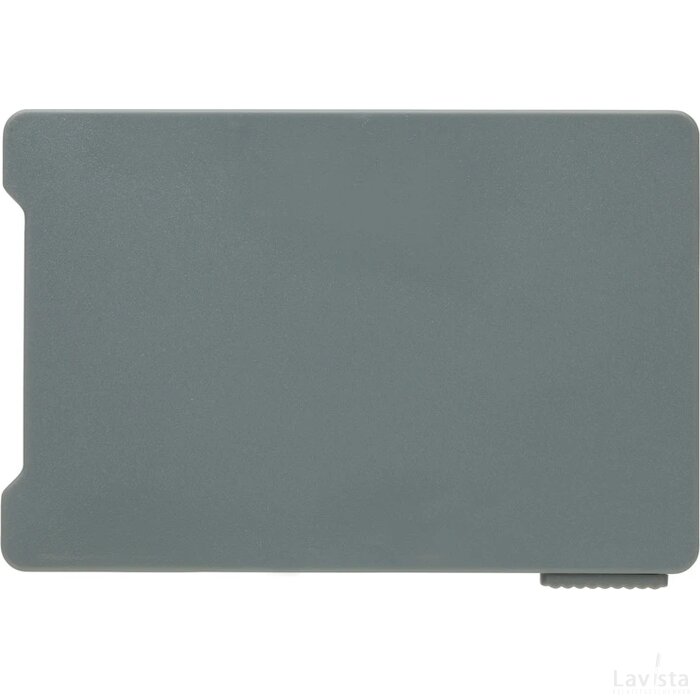 Kaarthouder met RFID anti-skimming grijs