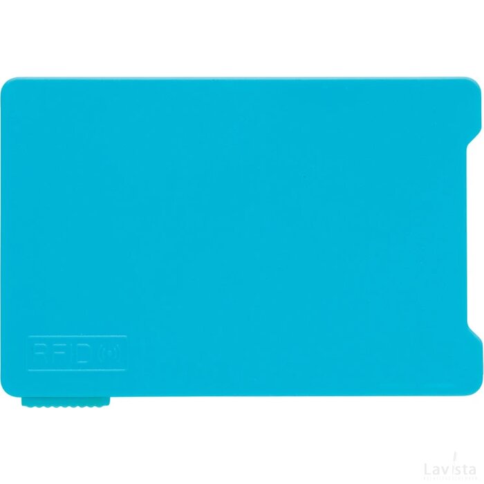 Kaarthouder met RFID anti-skimming blauw