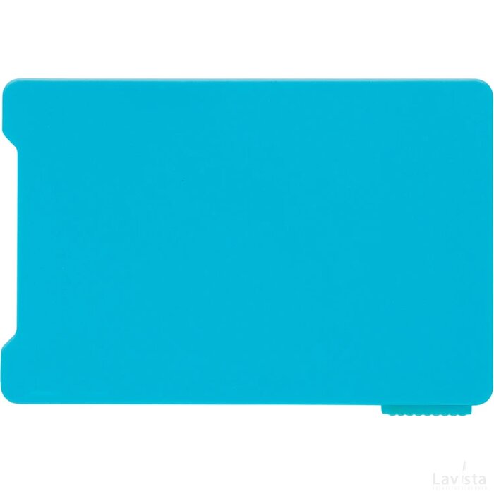 Kaarthouder met RFID anti-skimming blauw