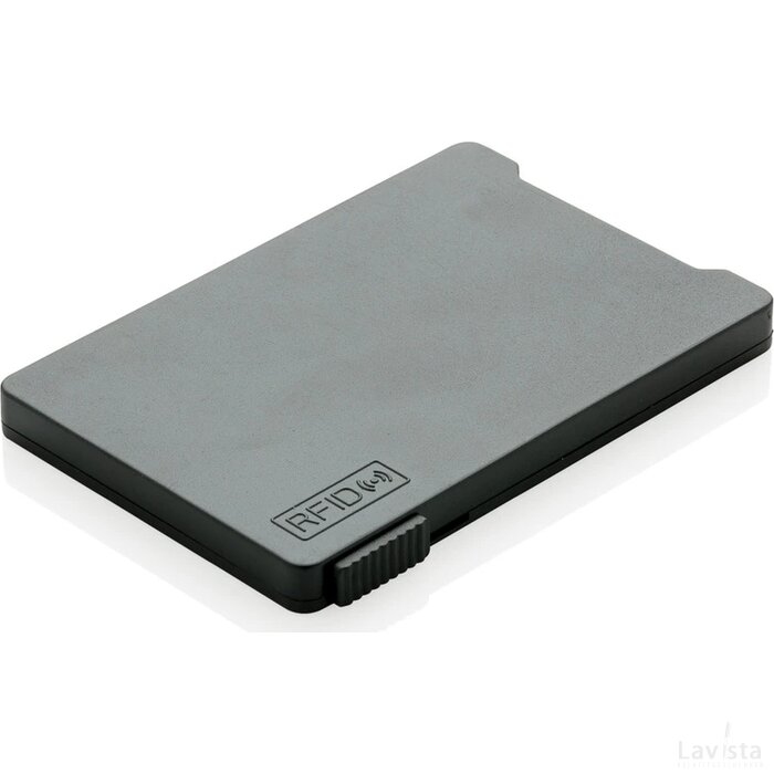 Kaarthouder met RFID anti-skimming zwart