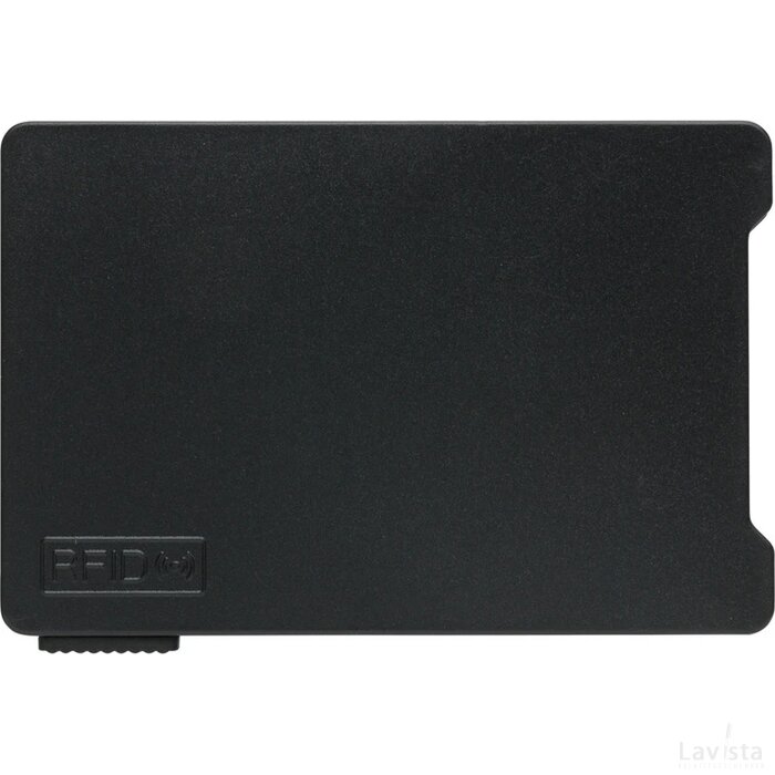 Kaarthouder met RFID anti-skimming zwart