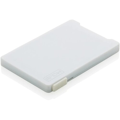 Kaarthouder met RFID anti-skimming wit