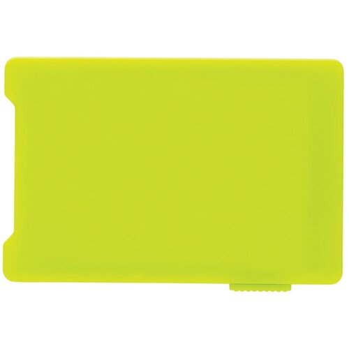 Kaarthouder met RFID anti-skimming limegroen