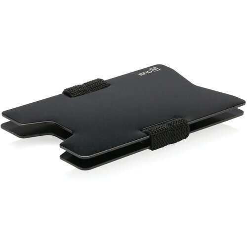 Aluminium RFID anti-skimming creditcard houder zwart, zwart