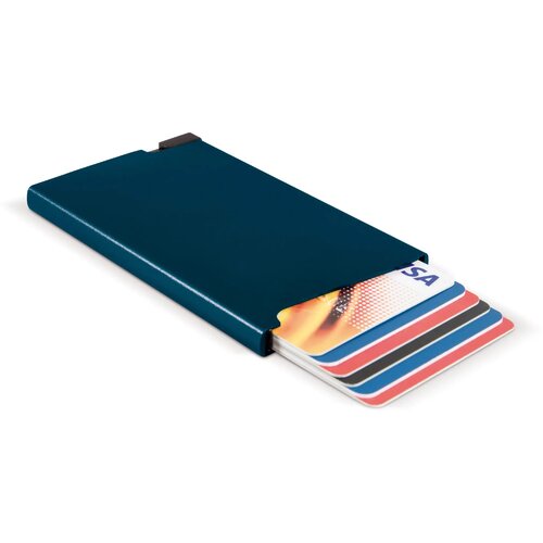 RFID aluminium bankpashouder donker blauw