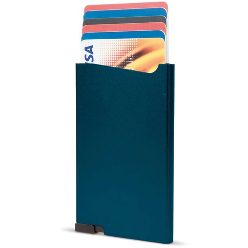 RFID aluminium bankpashouder donker blauw