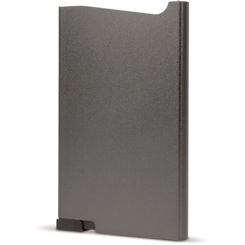 RFID aluminium bankpashouder donker gun metal