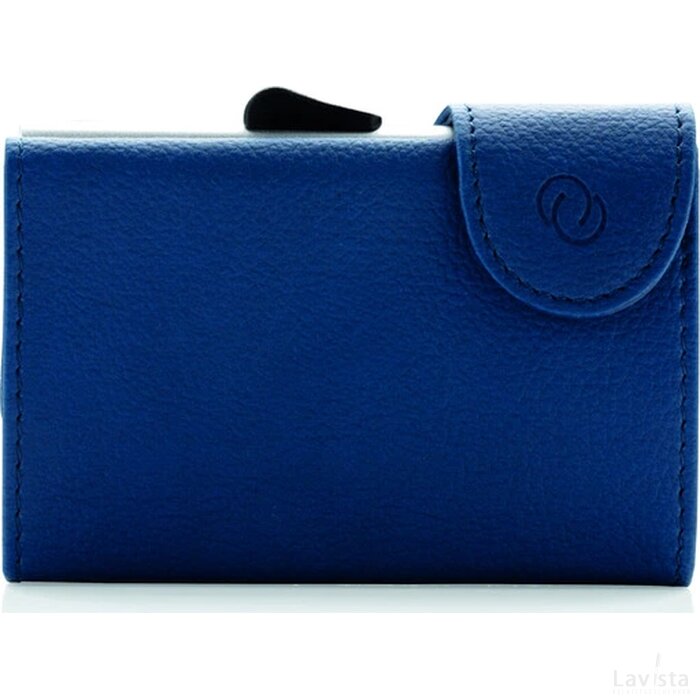 C-Secure aluminium RFID kaarthouder & portemonnee blauw