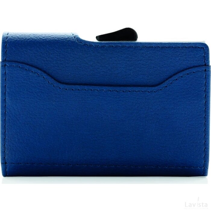 C-Secure aluminium RFID kaarthouder & portemonnee blauw