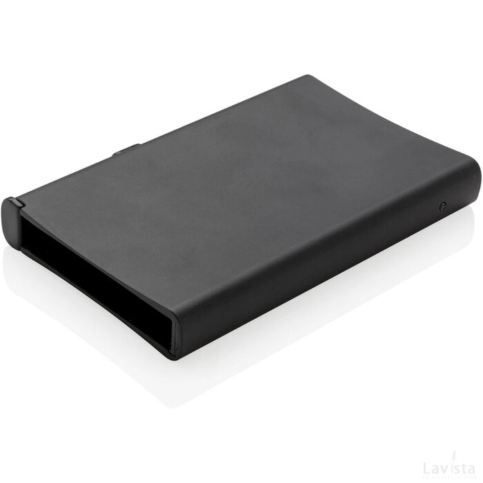 Standaard aluminum RFID kaarthouder zwart