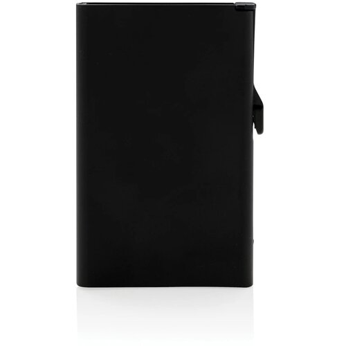 Standaard aluminum RFID kaarthouder zwart