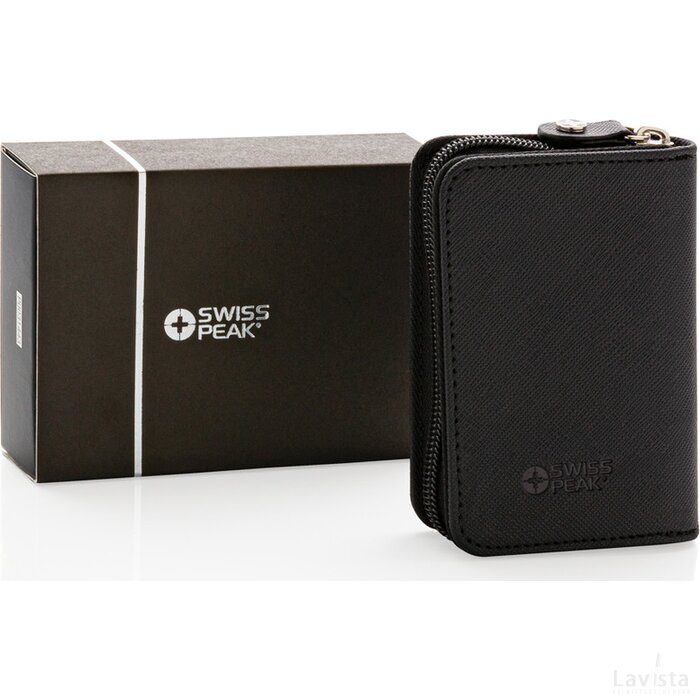 Swiss Peak veilige RFID kaarthouder zwart