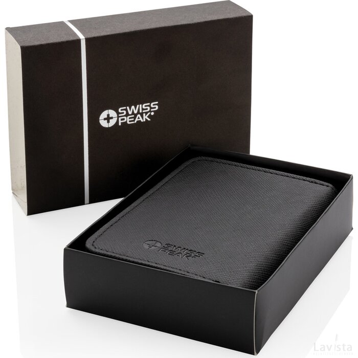 Swiss Peak veilige RFID kaarthouder zwart