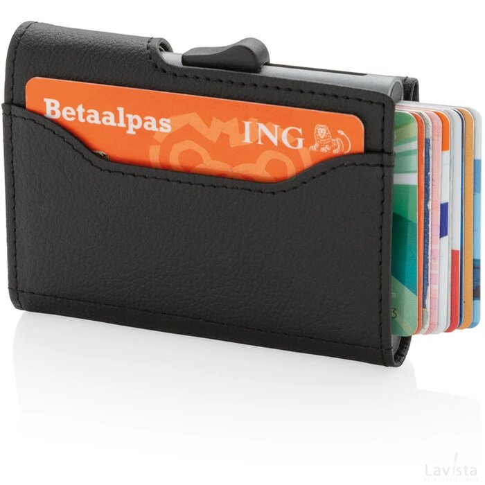 C-Secure XL RFID-kaarthouder & portemonnee zwart