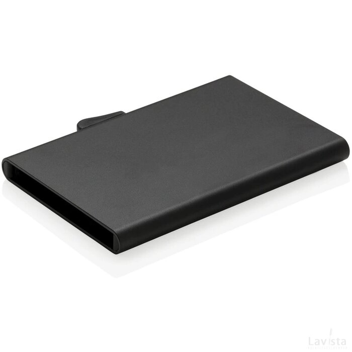 C-Secure aluminium RFID kaarthouder zwart