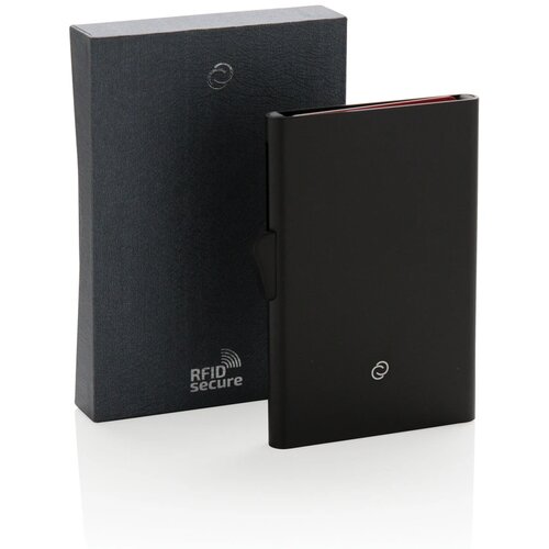C-Secure aluminium RFID kaarthouder zwart