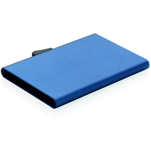 C-Secure aluminium RFID kaarthouder blauw