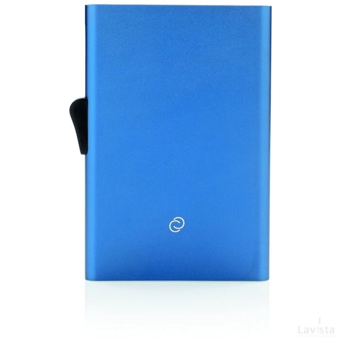 C-Secure aluminium RFID kaarthouder blauw
