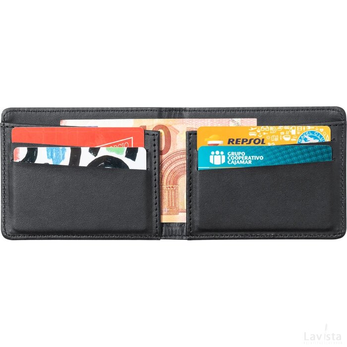 Kenxo Rpet-Portemonnee Zwart