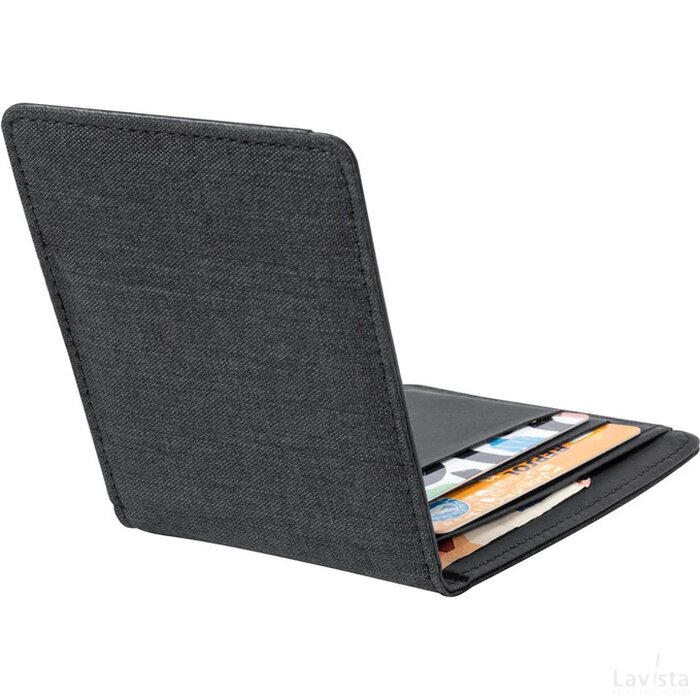 Kenxo Rpet-Portemonnee Zwart