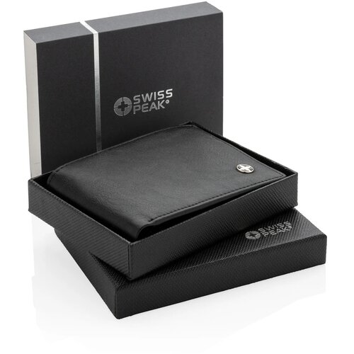 RFID anti-skimming portemonnee zwart, zwart