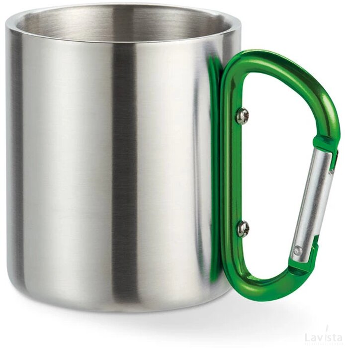 Dubbelwandige mok Trumbo groen