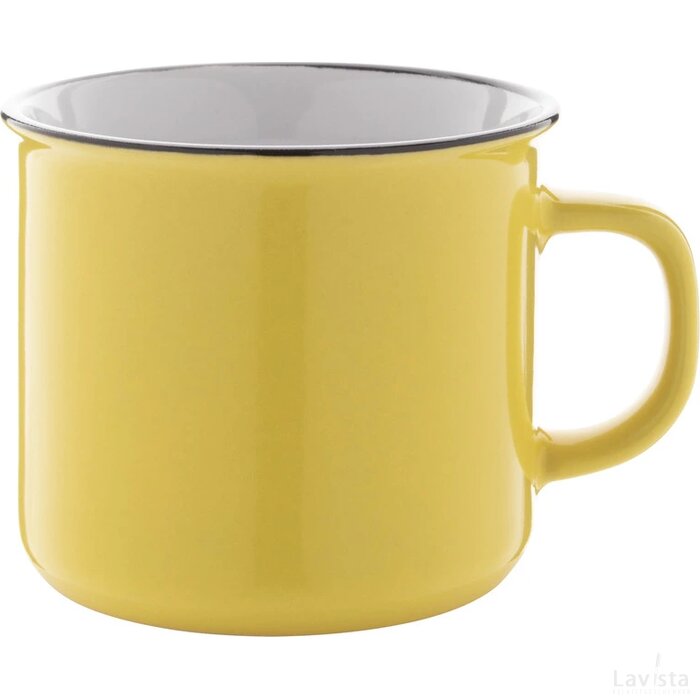 Woodstock Vintage Mok Geel