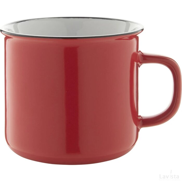 Woodstock Vintage Mok Rood