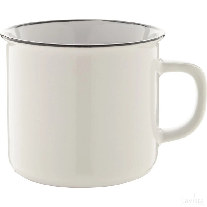 Woodstock Vintage Mok Wit