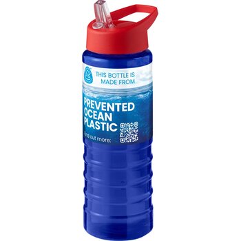 H2O Active® Eco Treble 750 ml drinkfles met tuitdeksel Blauw/Rood H2O Active® Eco Treble 750 ml drinkfles met tuitdeksel Blauw/Rood