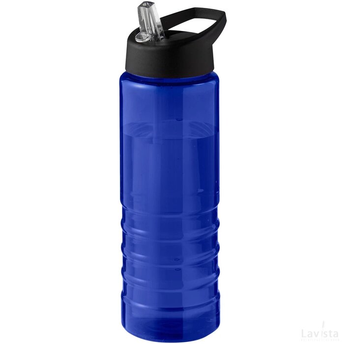 H2O Active® Eco Treble 750 ml drinkfles met tuitdeksel Blauw/Zwart
