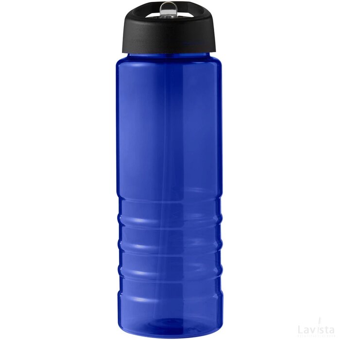 H2O Active® Eco Treble 750 ml drinkfles met tuitdeksel Blauw/Zwart