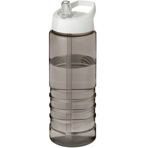 H2O Active® Eco Treble 750 ml drinkfles met tuitdeksel Charcoal/Wit