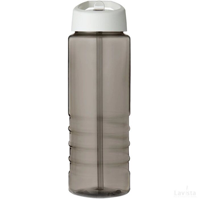 H2O Active® Eco Treble 750 ml drinkfles met tuitdeksel Charcoal/Wit