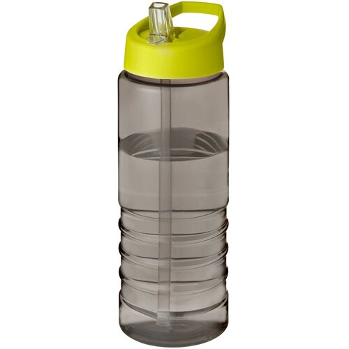 H2O Active® Eco Treble 750 ml drinkfles met tuitdeksel Charcoal/Lime