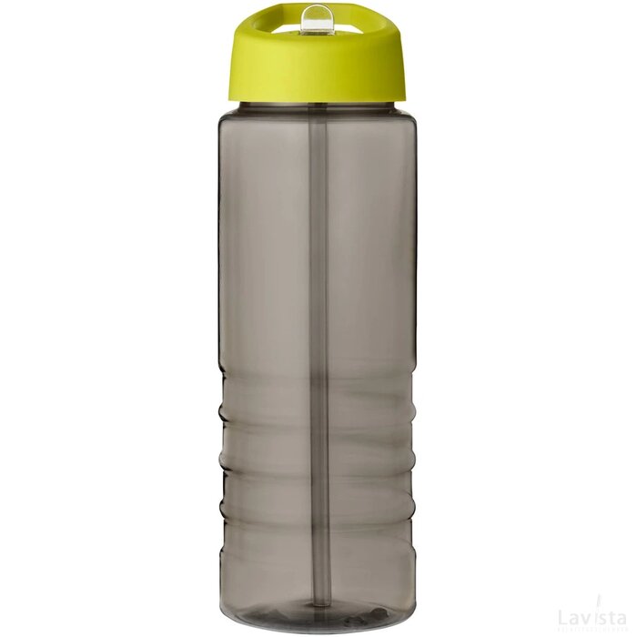 H2O Active® Eco Treble 750 ml drinkfles met tuitdeksel Charcoal/Lime