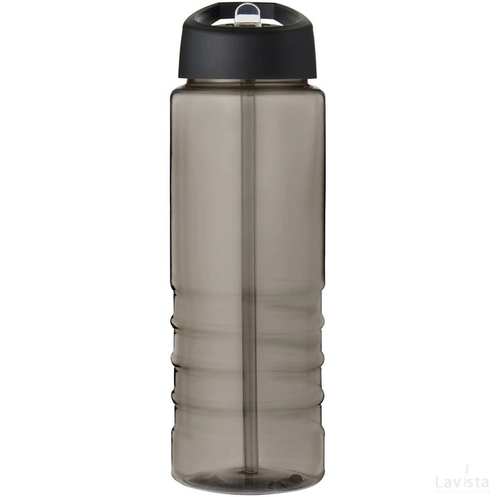 H2O Active® Eco Treble 750 ml drinkfles met tuitdeksel Charcoal/Zwart